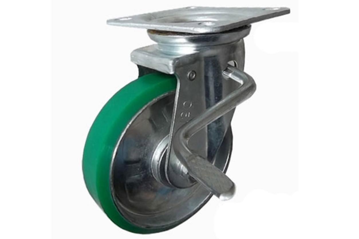 Tổng quan Bánh xe đẩy PU xoay có khóa Ethos ETH663PUZ100JB1 (250kg)