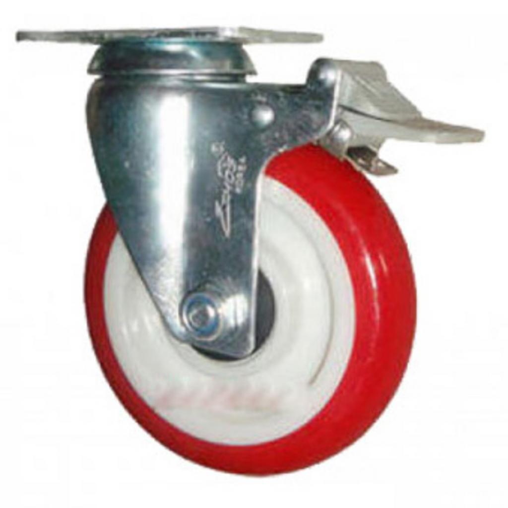 Tổng quan Bánh xe đẩy PU xoay có phanh Ethos 273URY150P01 (150kg)