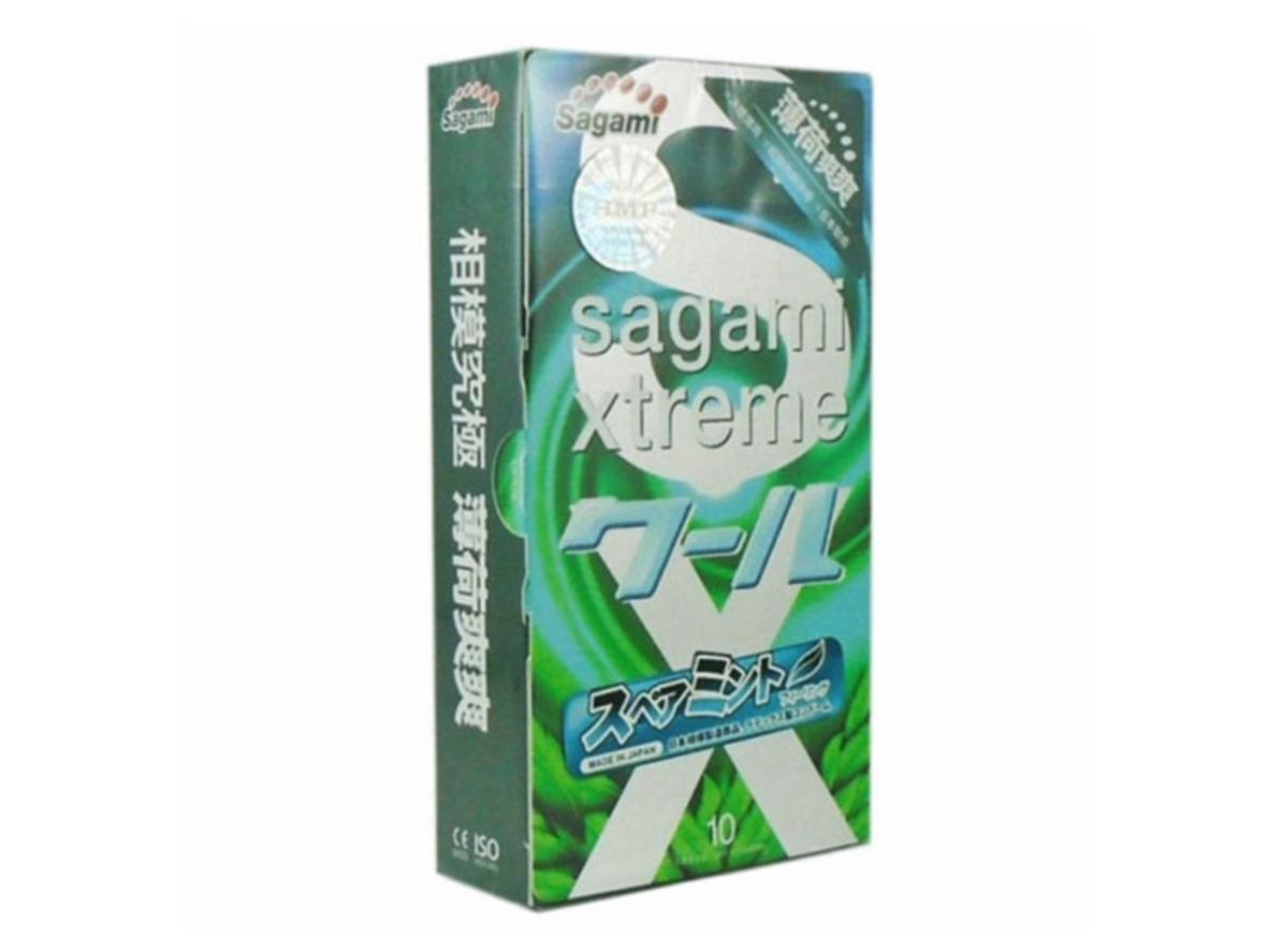 Tổng quan Bao cao su Sagami Xtreme Spearmint (10 chiếc)
