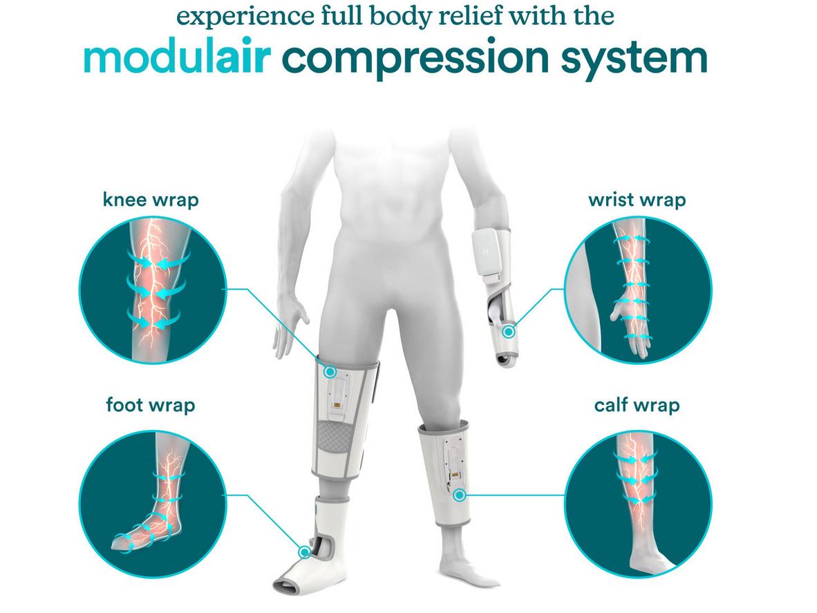 Tổng quan Bao massage khí nén quấn cổ chân HoMedics SR-CMF10H