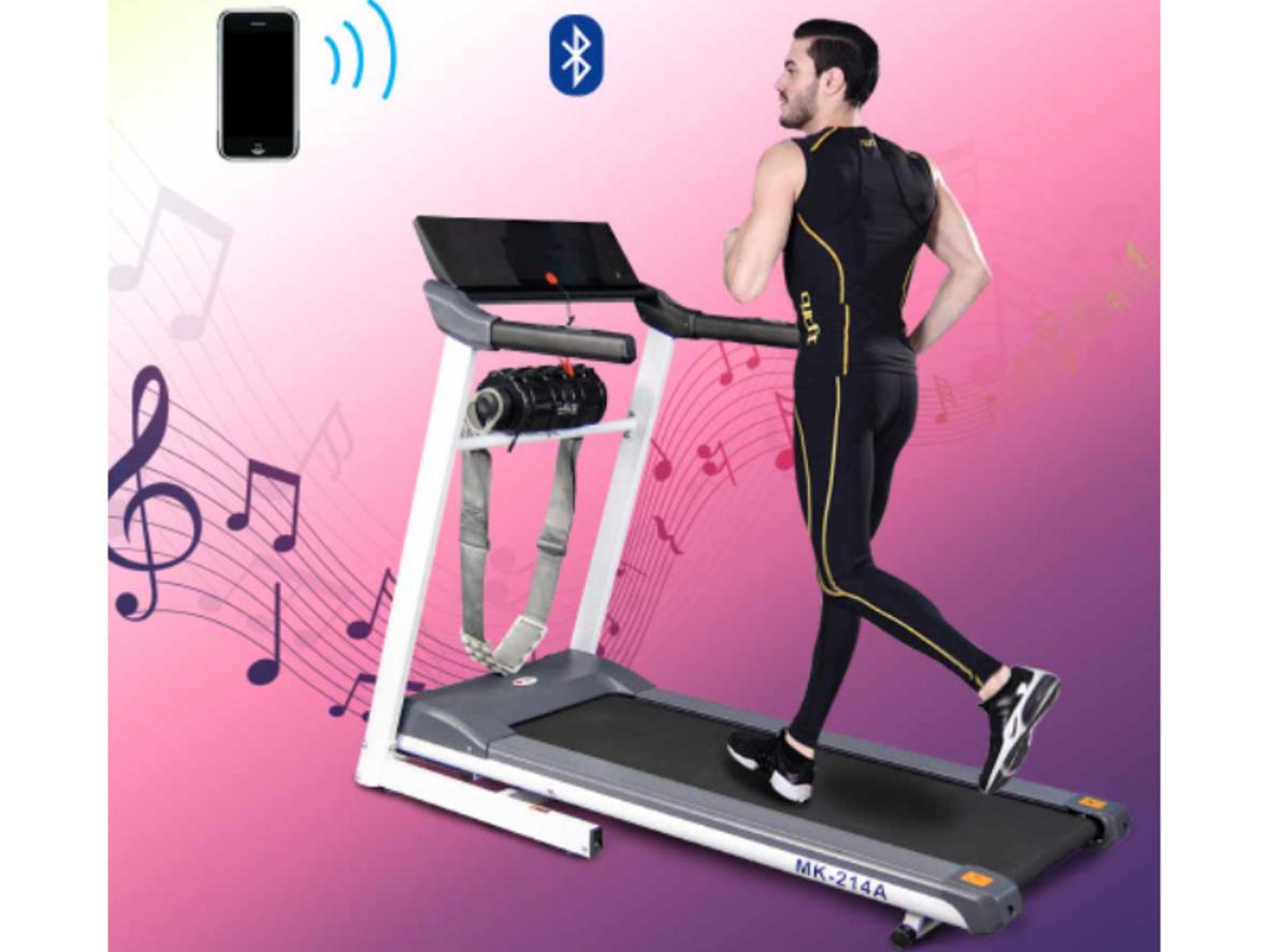 Bề mặt chạy chống trượt, an toàn cho gia đình.