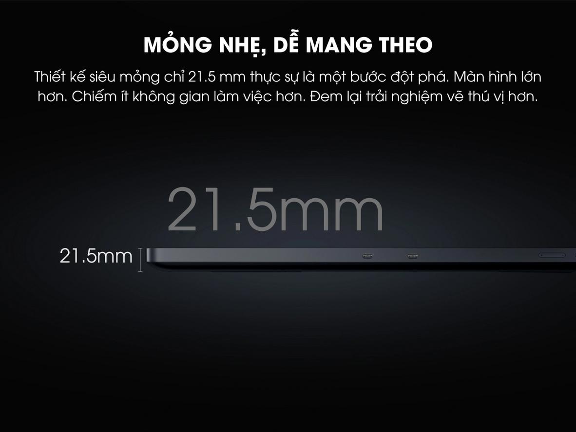 Thiết kế mỏng nhẹ, kết nối linh hoạt cho studio