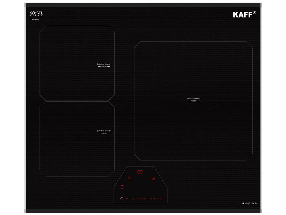 Tổng quan Bếp ba từ Kaff KF-SQ520HID