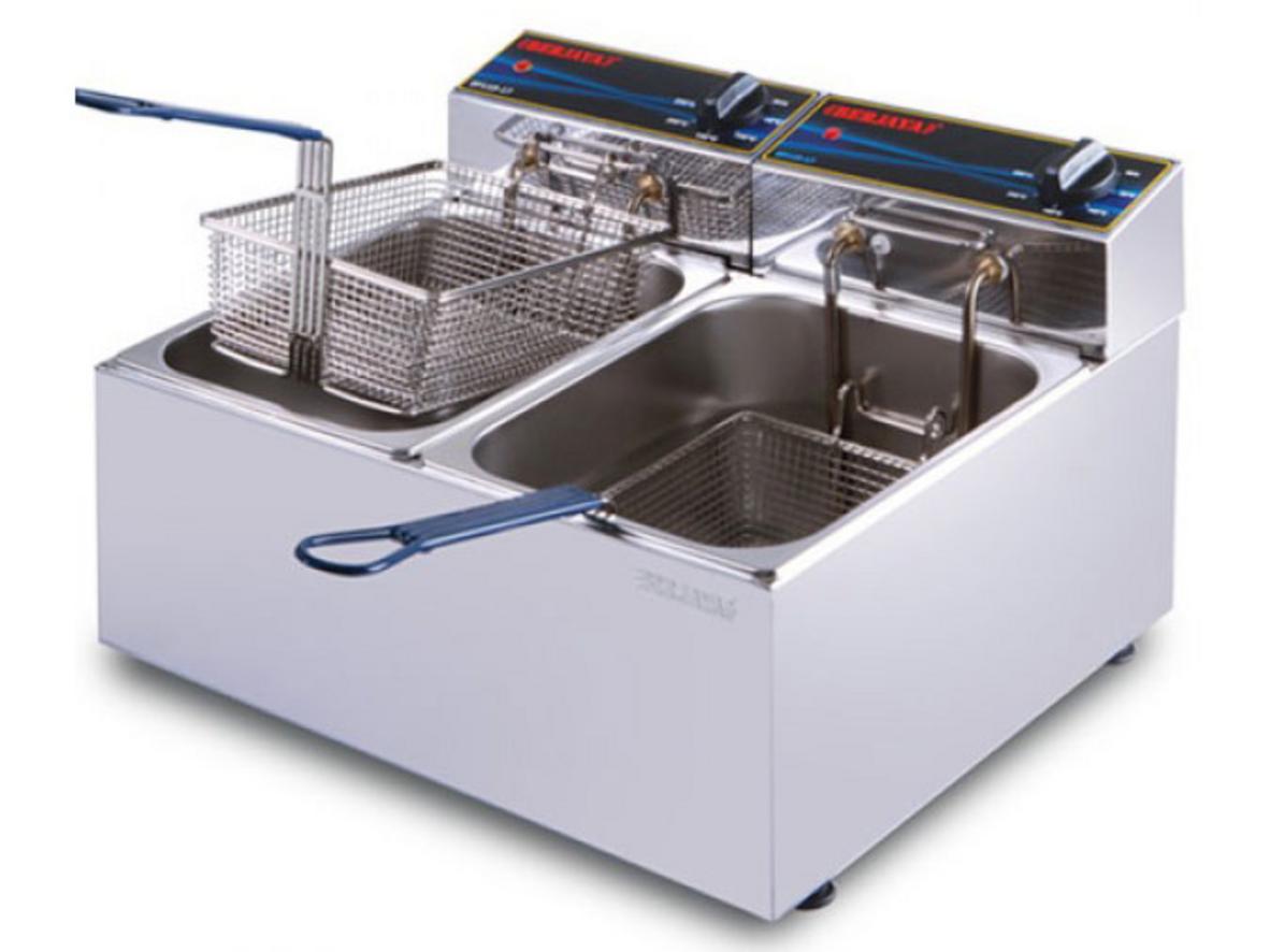 Tổng quan Bếp chiên nhúng điện đôi Berjaya DF11D-17 (9 lít x 2)