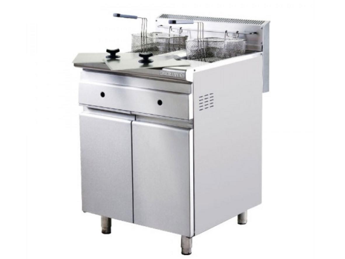 Tổng quan Bếp chiên nhúng đôi Berjaya FSGDF11D