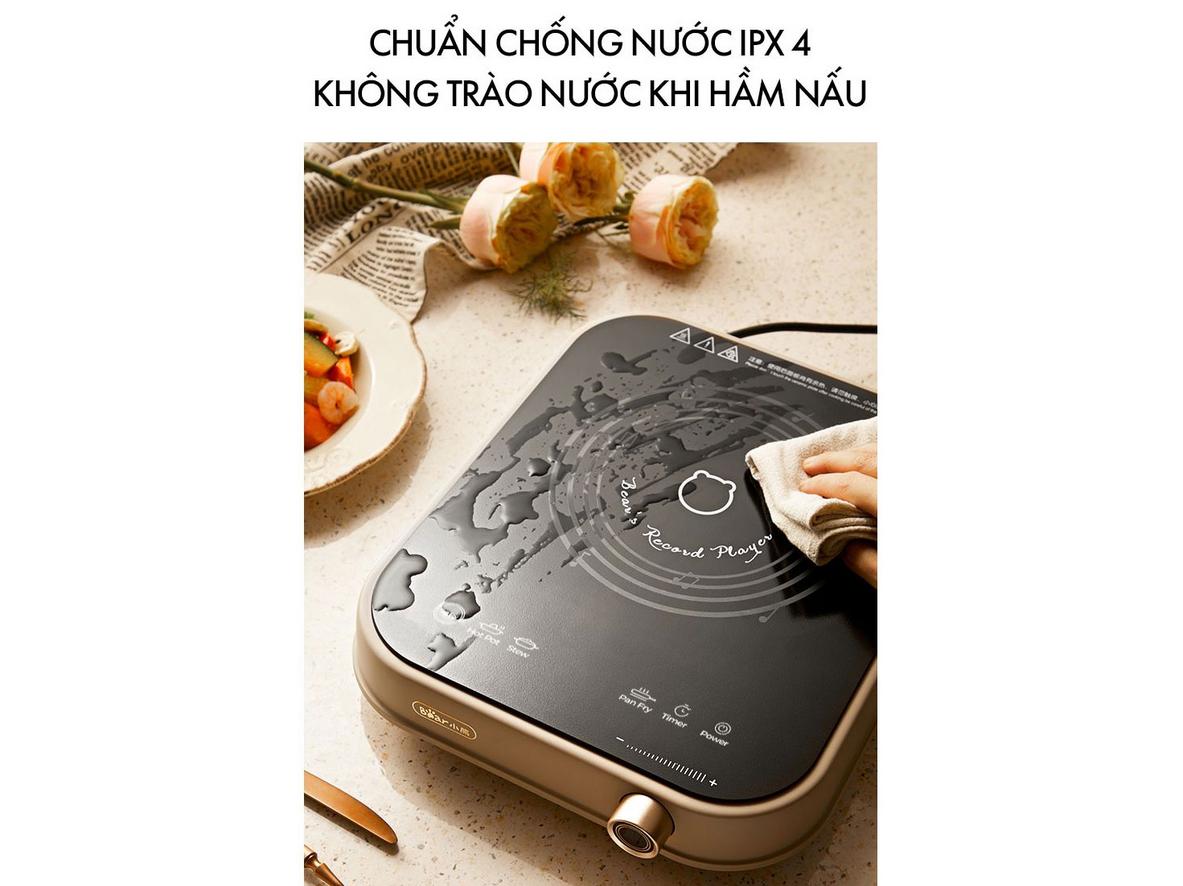Công suất 2000W cho khả năng nấu nhanh