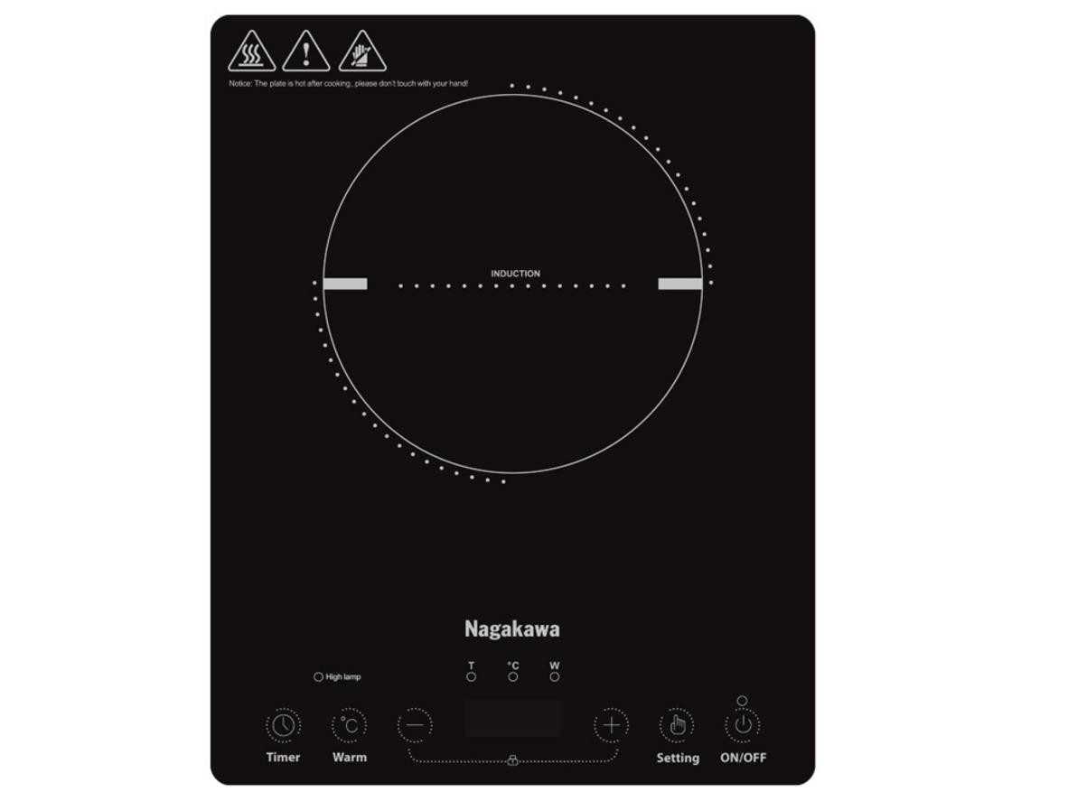 Tổng quan Bếp điện từ cảm ứng Nagakawa NAG0715 (2.000W) - 8 mức công suất