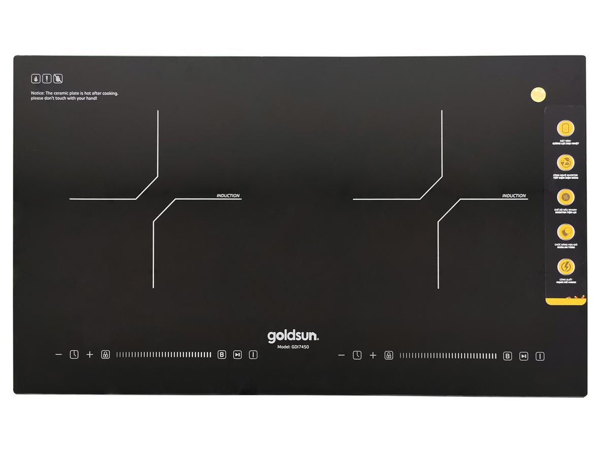 Tổng quan Bếp điện từ đôi Goldsun GDI7450