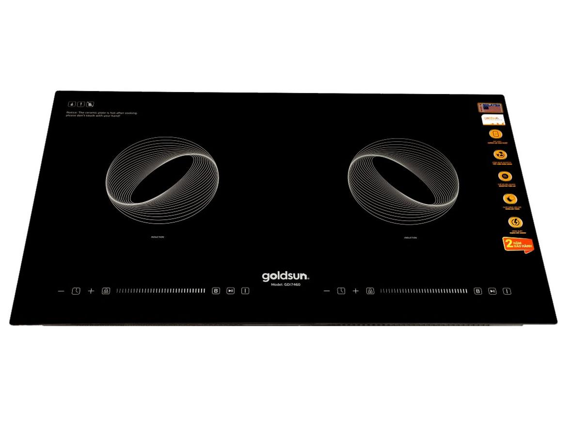 Tổng quan Bếp điện từ đôi Goldsun GDI7460