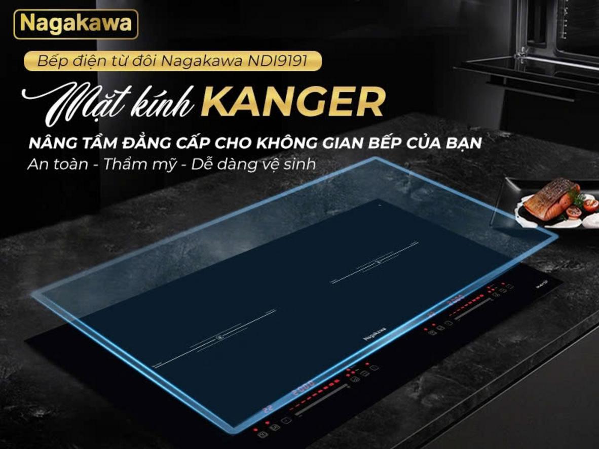Tổng quan Bếp điện từ đôi Nagakawa NDI9191