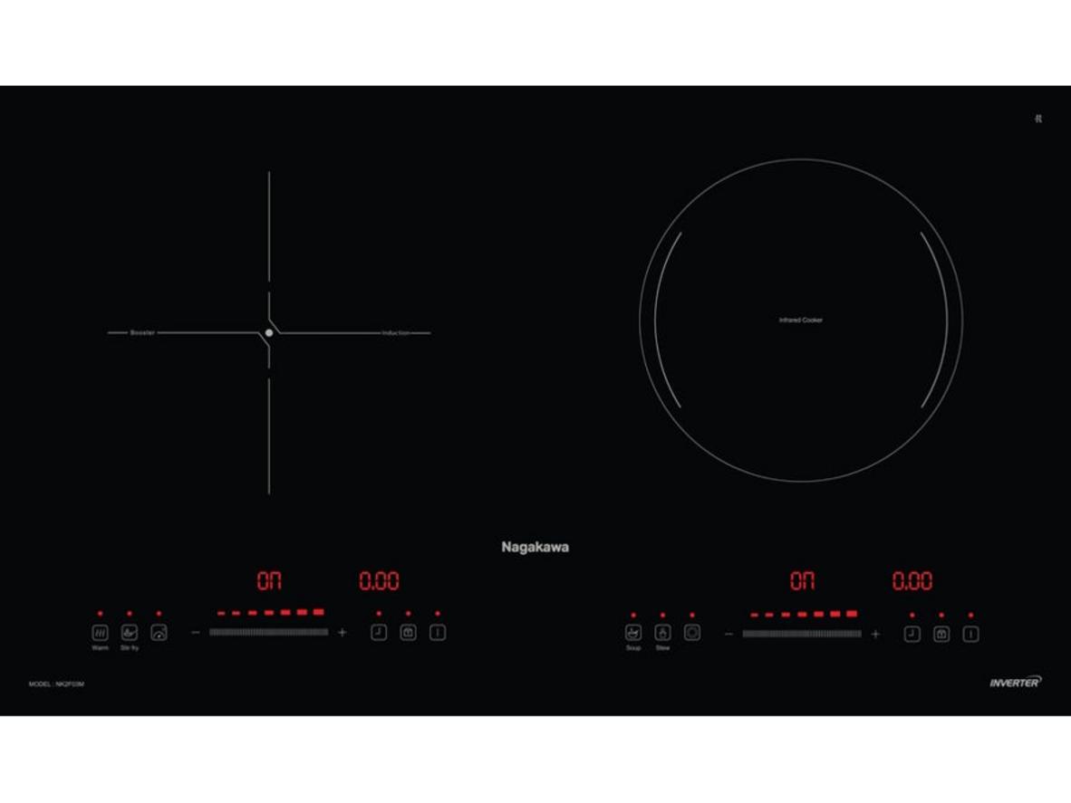 Tổng quan Bếp điện từ đôi Nagakawa NK2F03M