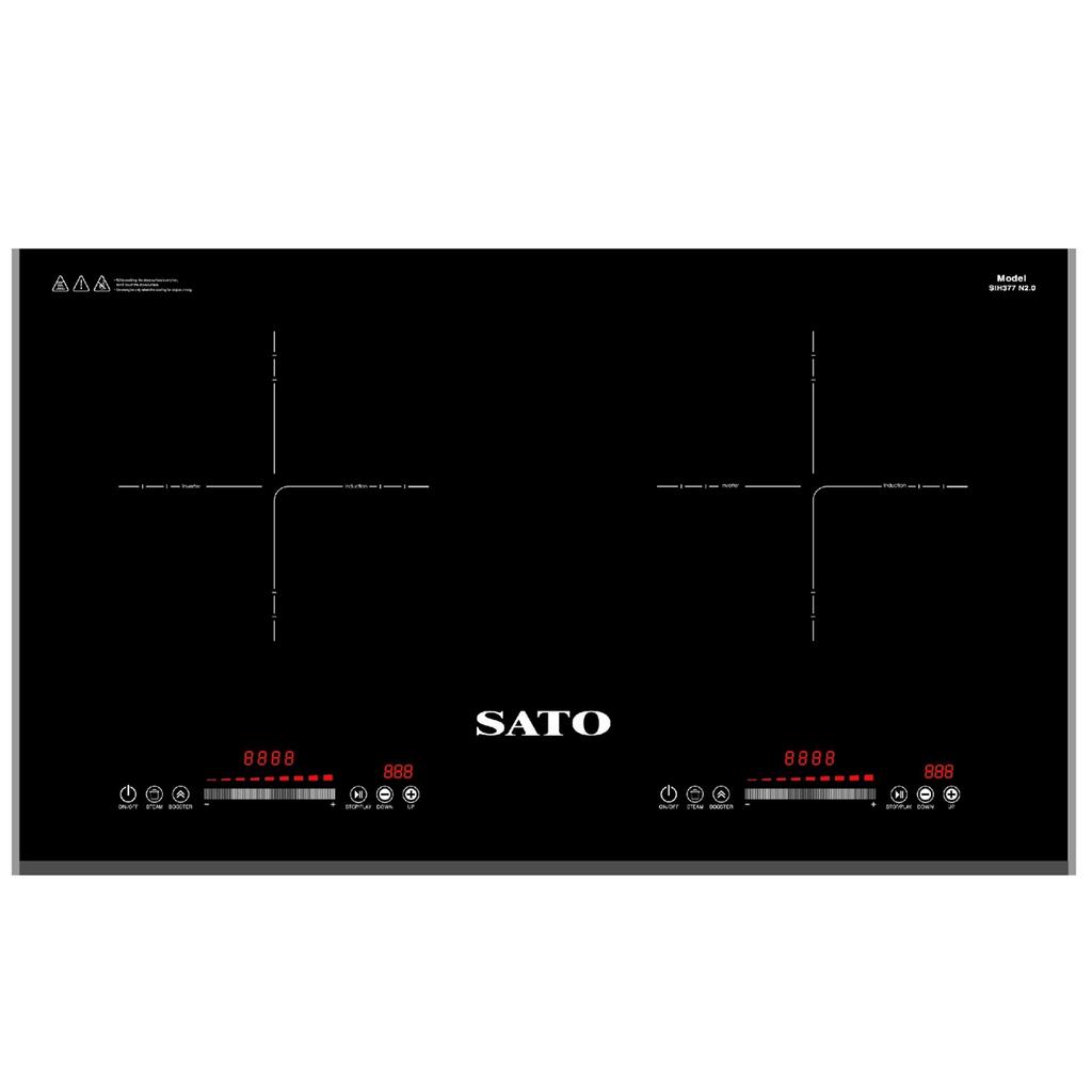 Tổng quan Bếp điện từ đôi Sato SIH377 N2.0