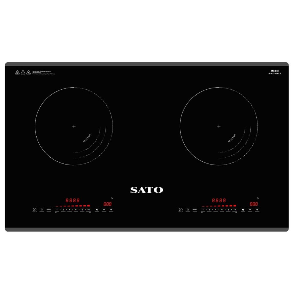 Tổng quan Bếp điện từ đôi Sato SIH378 N2.1