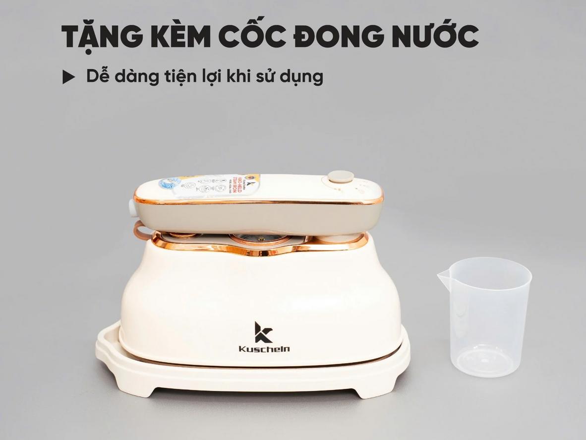 Bình 200ml và luồng hơi mạnh — ủi liên tục, ít châm nước
