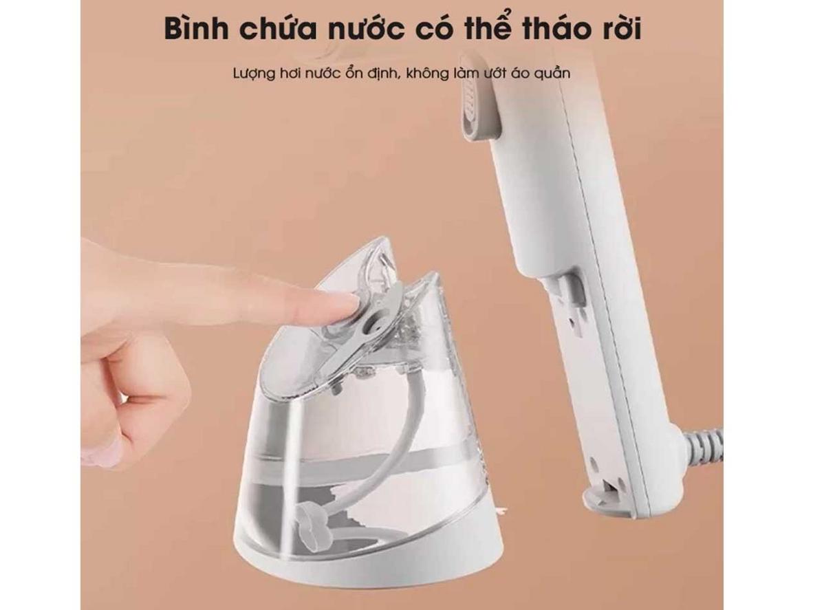 Bình 250ml & hơi phun mạnh — ủi nhiều, ít châm nước