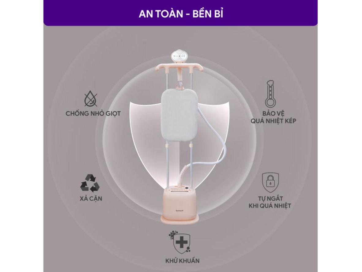 Bình nước tháo rời 2L cho thời gian ủi lâu