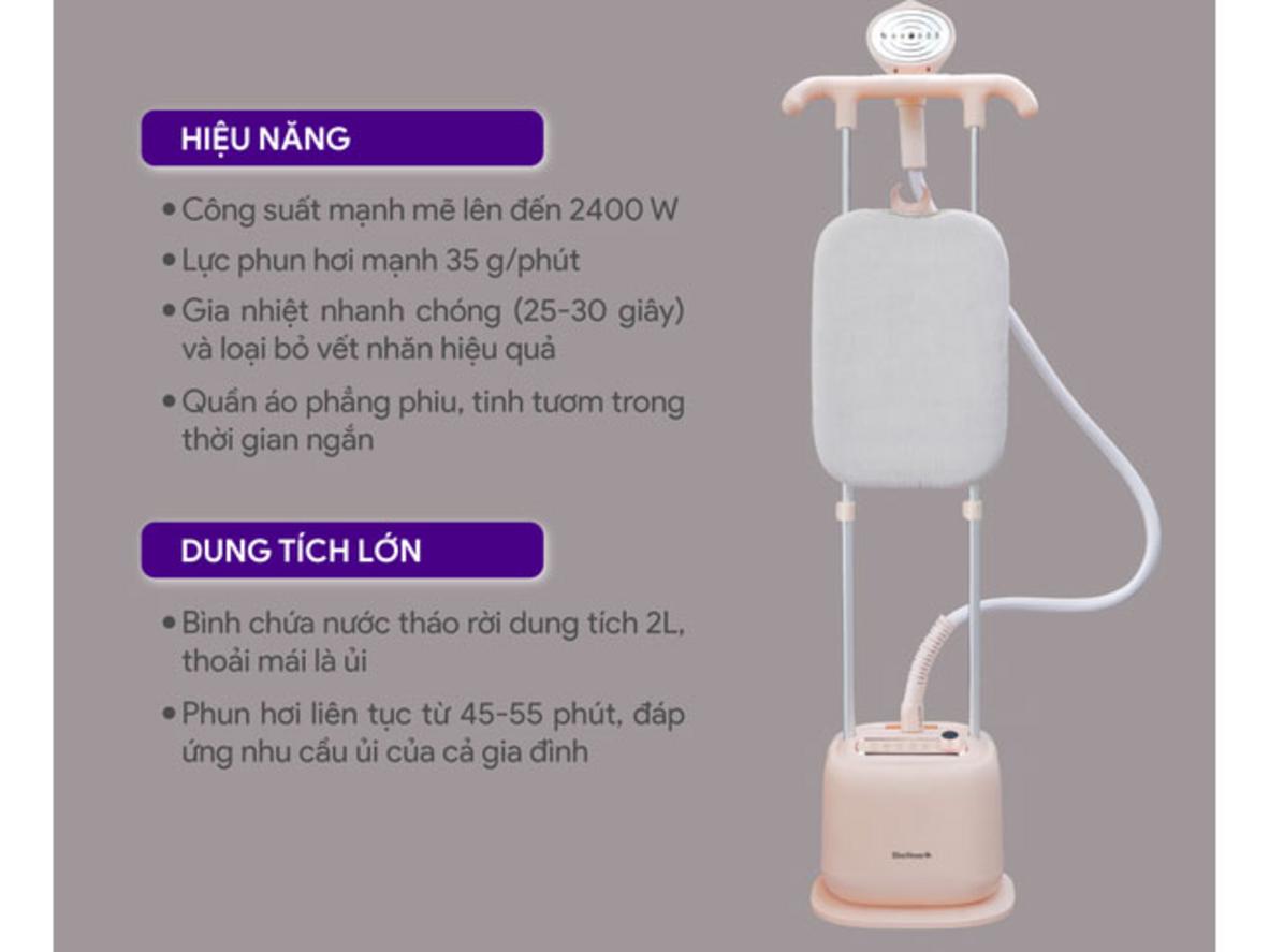 Bình nước tháo rời 2L cho thời gian ủi lâu