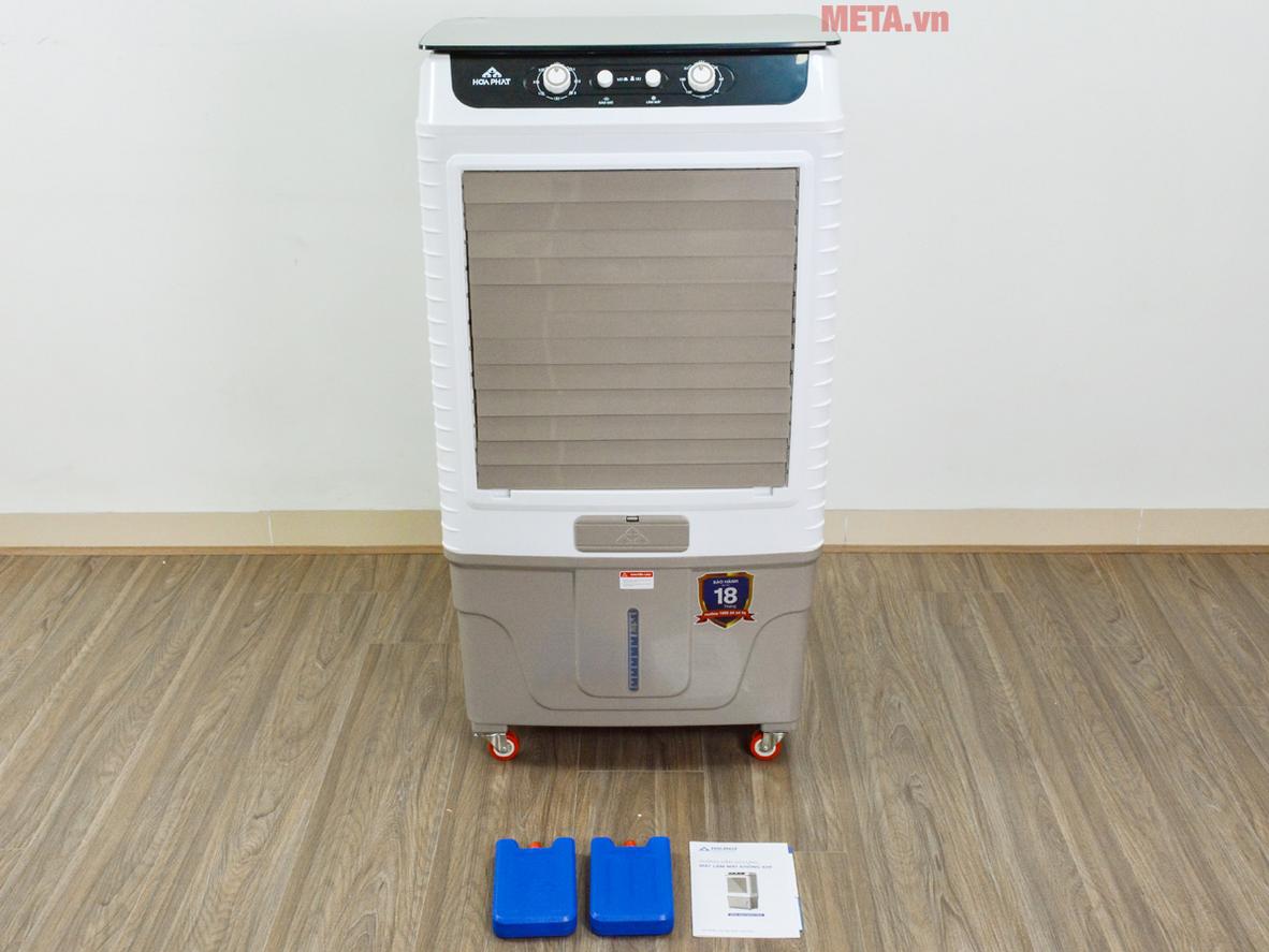 Bình nước 55L và bơm chống cạn cho hoạt động liên tục