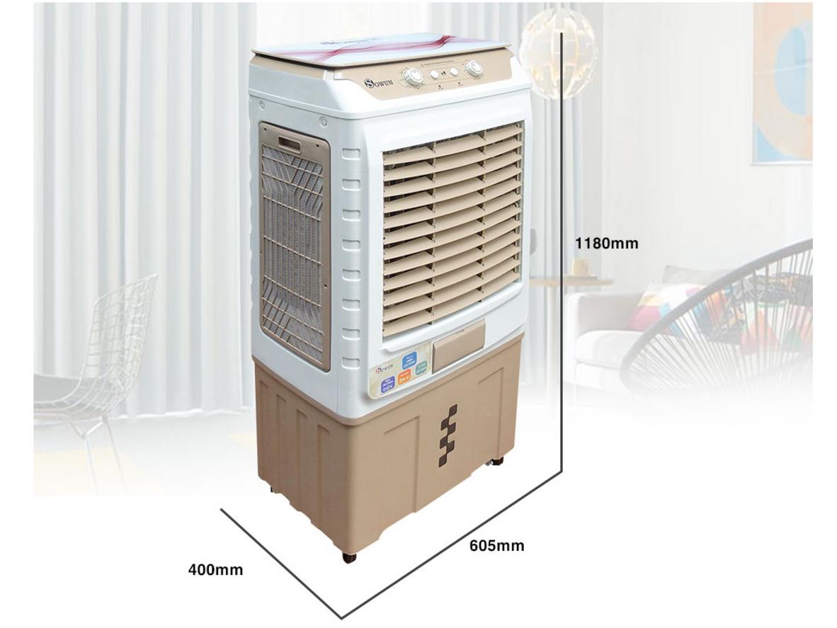 Bình nước 60L và hệ thống 3 tấm làm mát