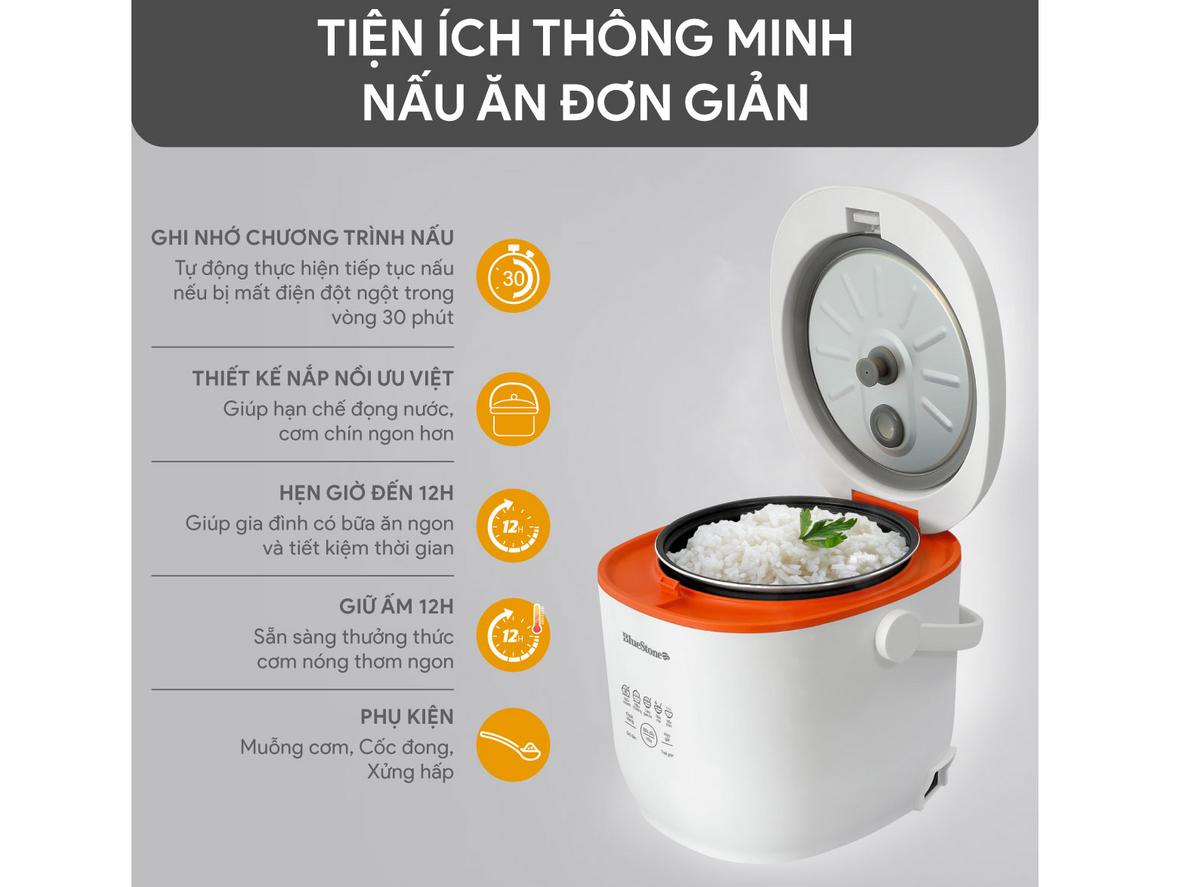 Các chế độ nấu sẵn trên RCB-5928