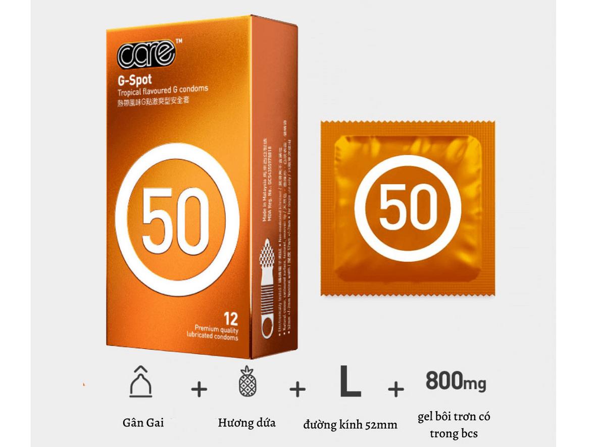 Cao su thiên nhiên & kích cỡ 52mm