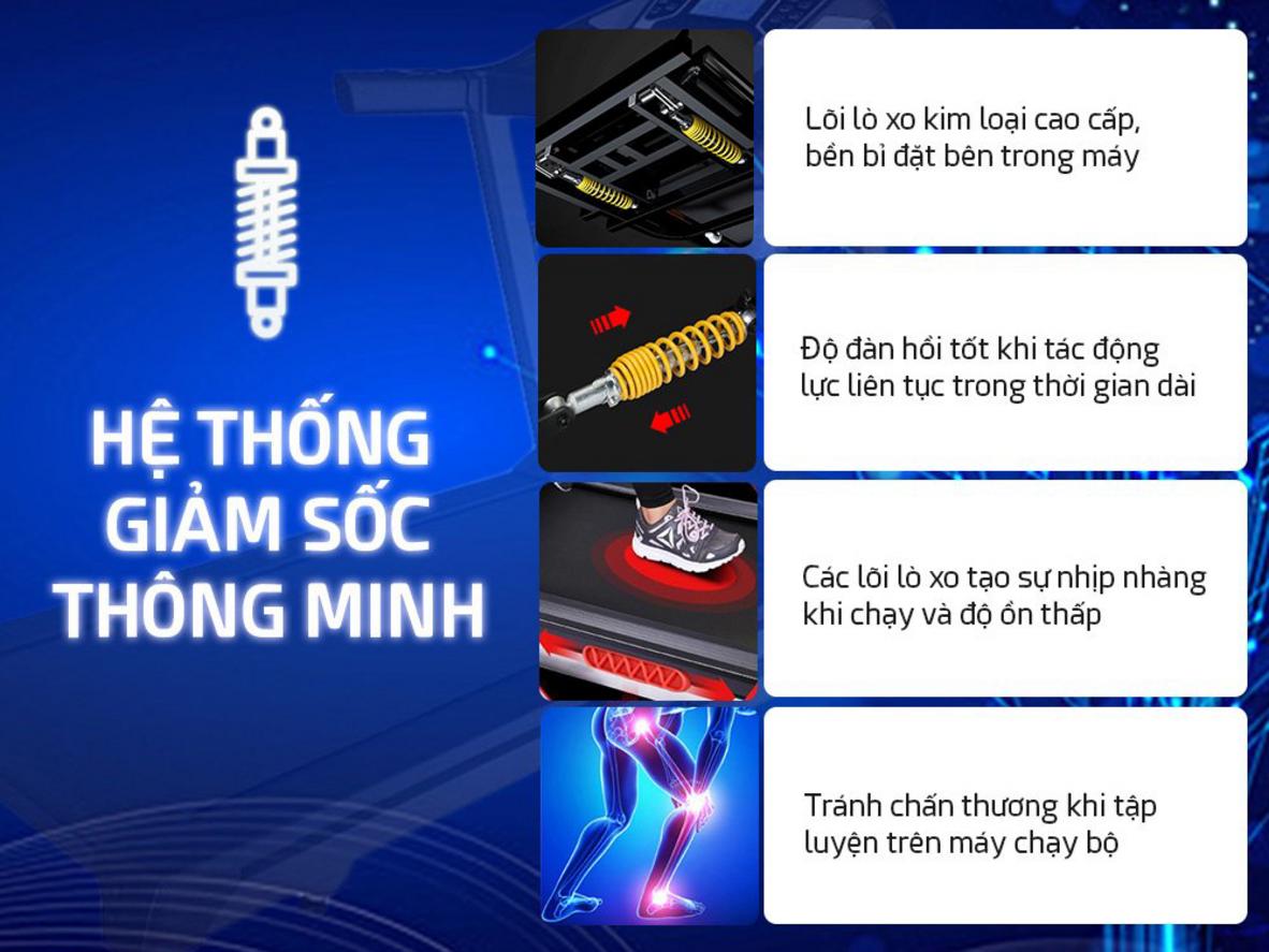 Các tính năng gập bụng, massage và chương trình luyện tập