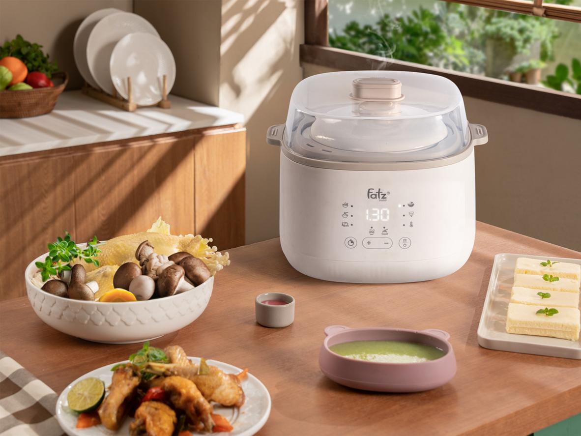 Chưng cách thủy giữ dưỡng chất cho món ăn dặm