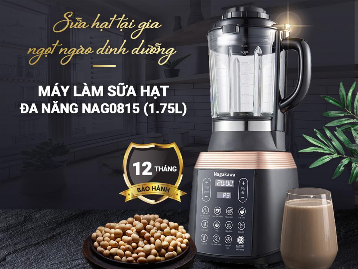 Cối thủy tinh chịu nhiệt và lưỡi dao inox 8 cánh
