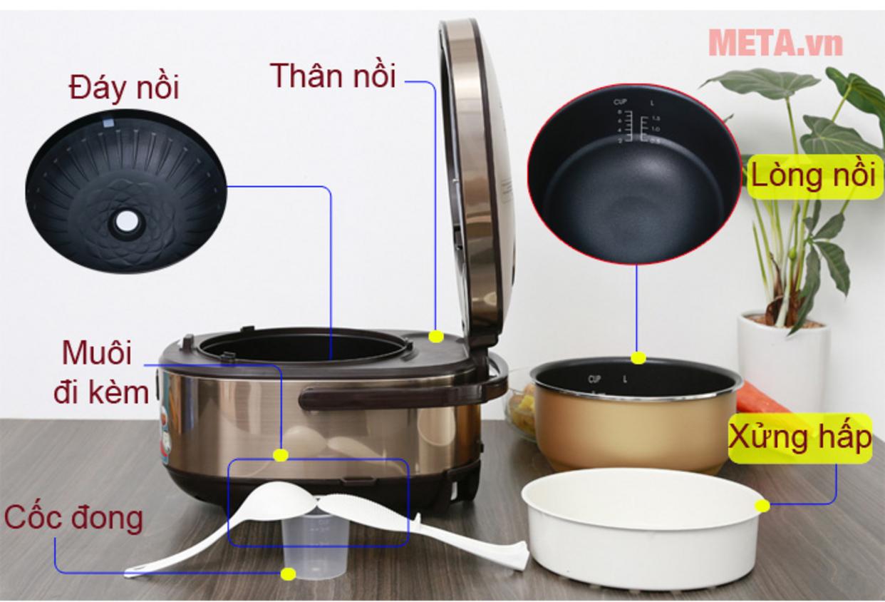 Công nghệ IH nấu đều, giữ dưỡng chất