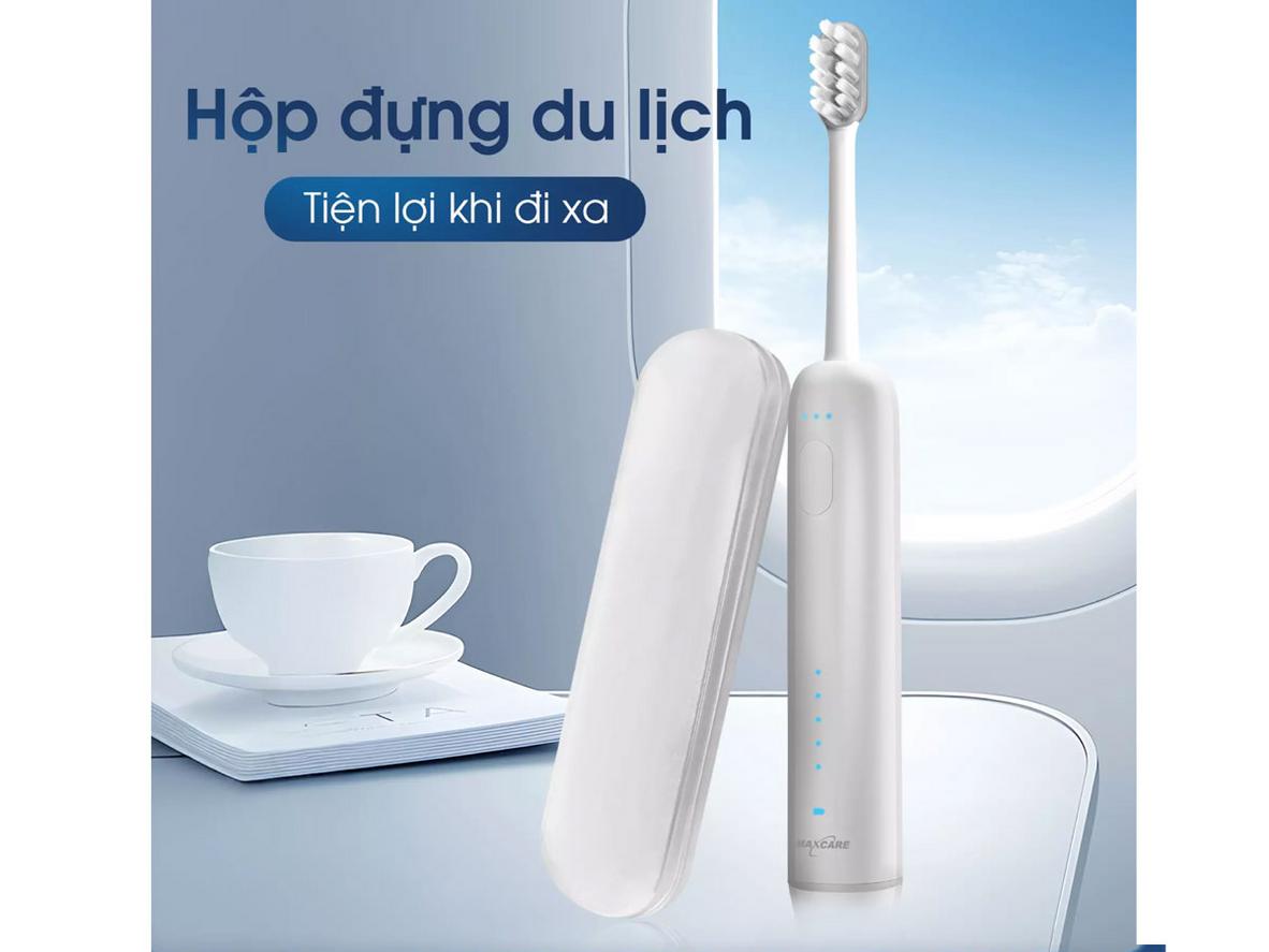 Công nghệ rung kết hợp xoay 60° cho làm sạch sâu