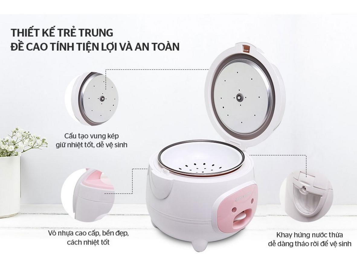 Mâm nhiệt và công nghệ nấu 1D của Sunhouse SHD8217W