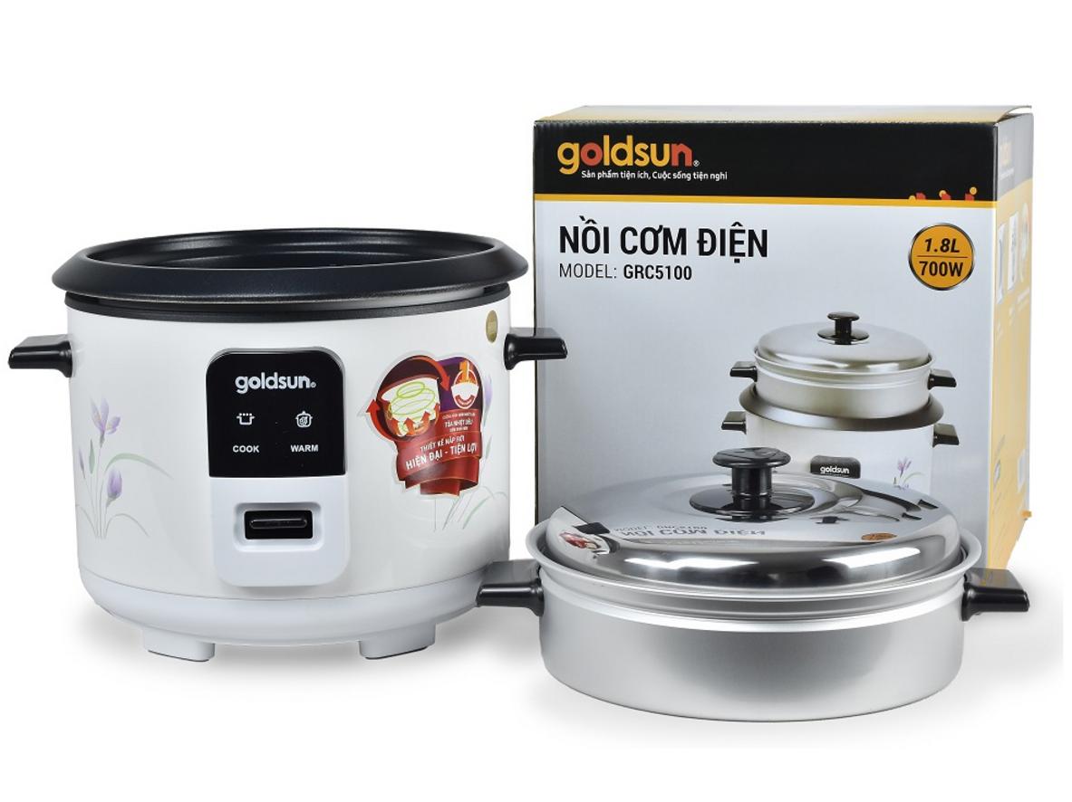 Mâm nhiệt lớn và công nghệ 1D giúp cơm chín đều