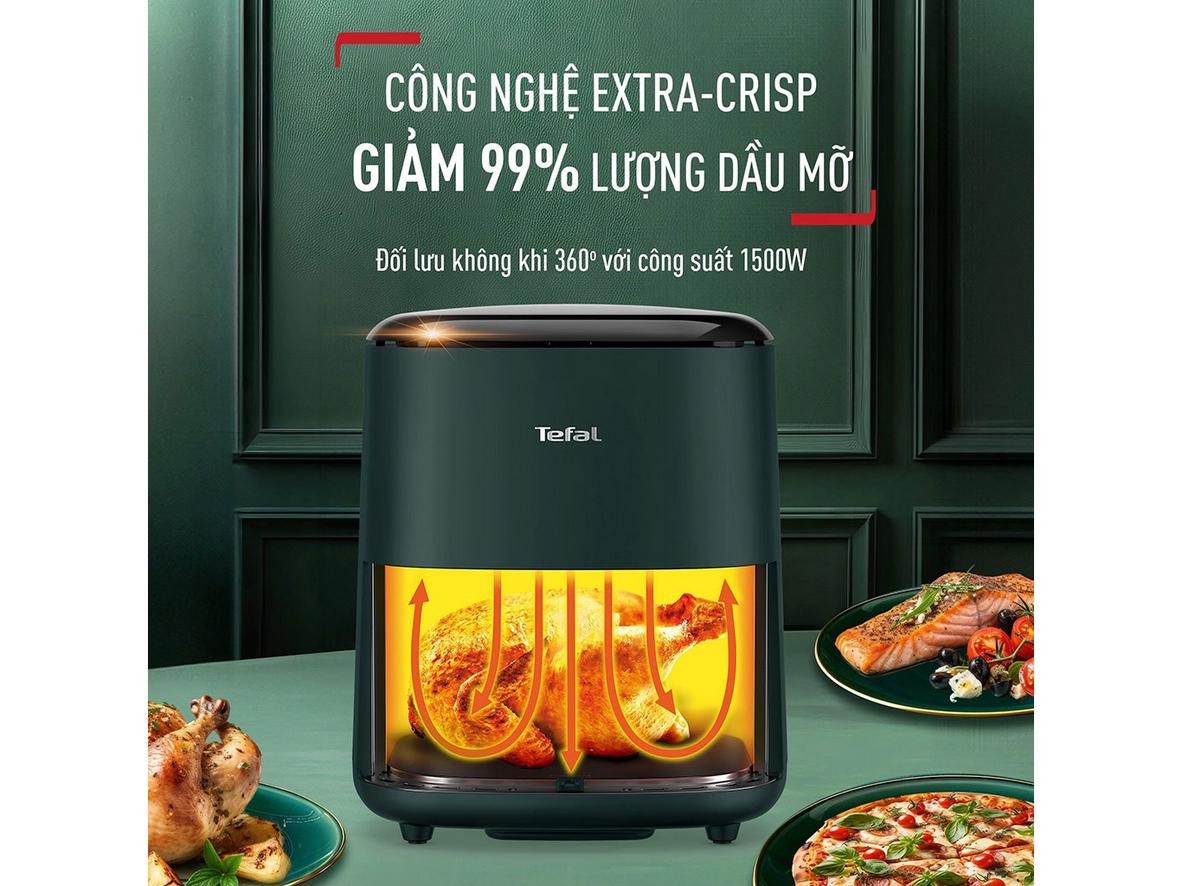 Công nghệ Rapid Air / Extra Crisp giúp thực phẩm giòn ít dầu