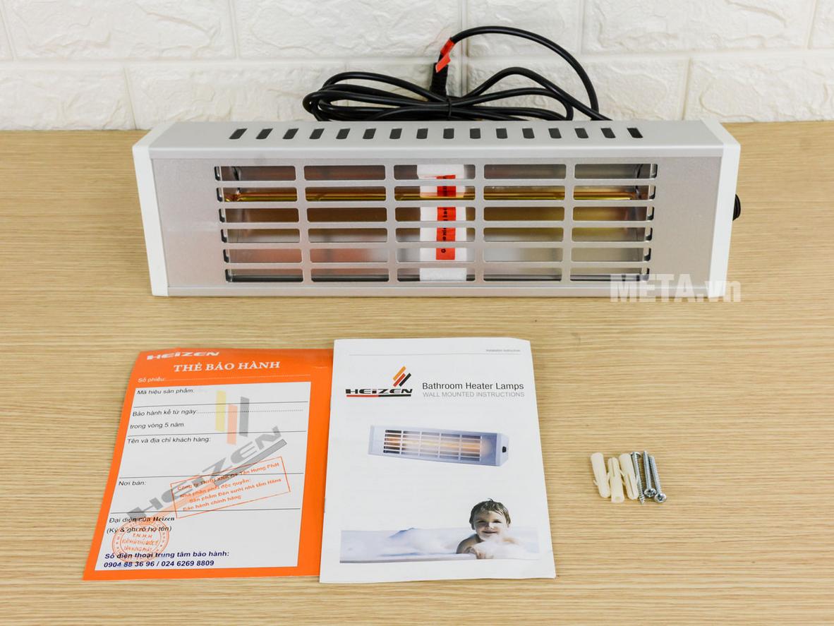 1000W phù hợp cho phòng tắm 4–8 m²