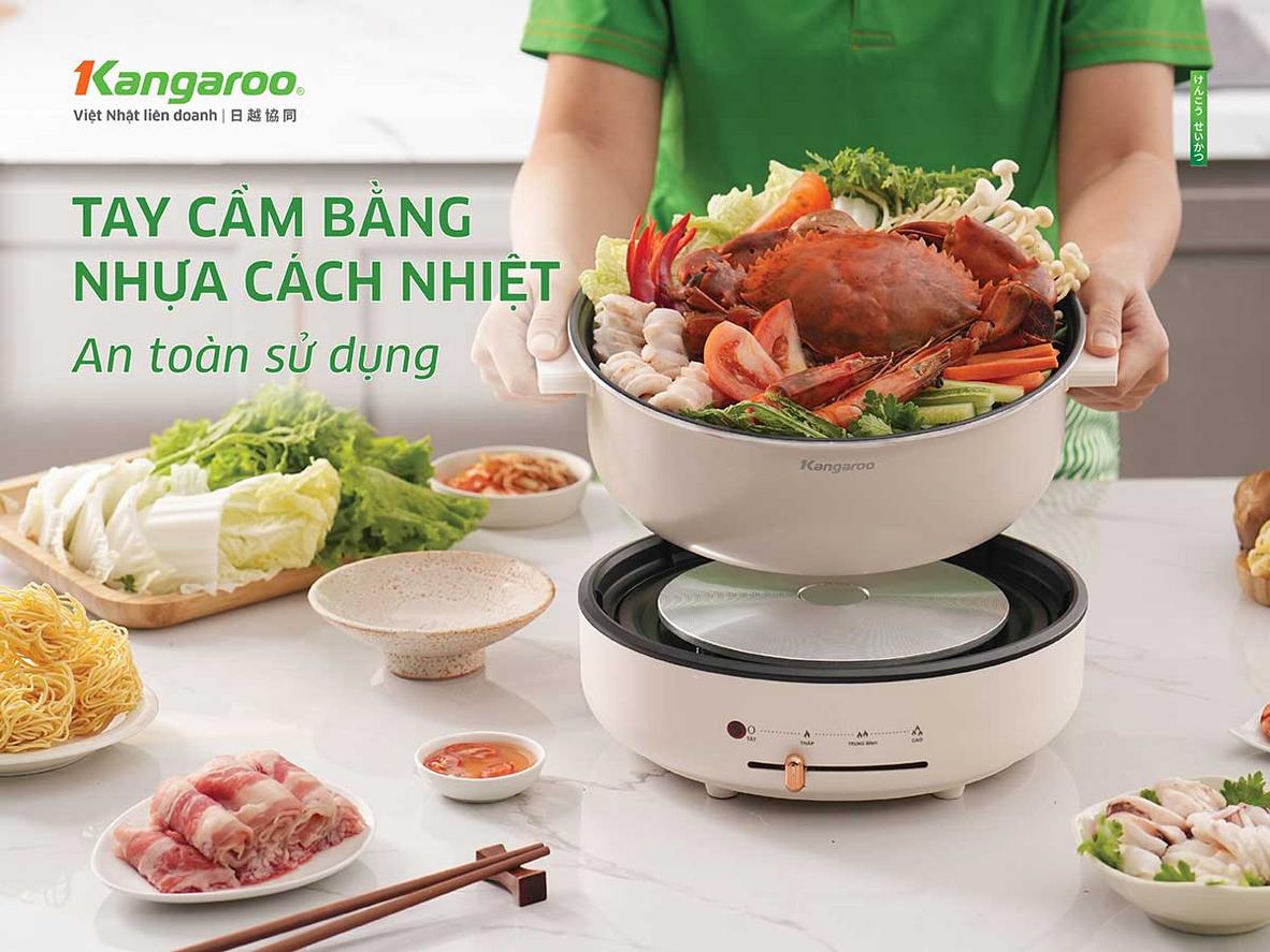 Công suất 1500W và điều khiển 3 mức nhiệt