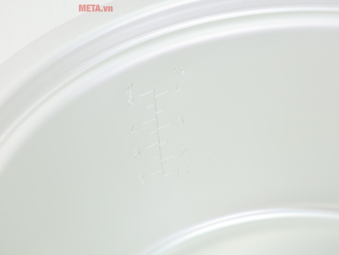 Công suất 1550W và mâm nhiệt lớn cho cơm chín đều