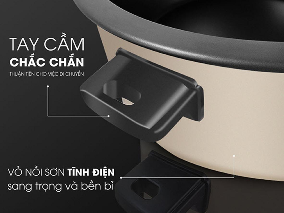Công suất 2.000W — nấu nhanh, hiệu quả