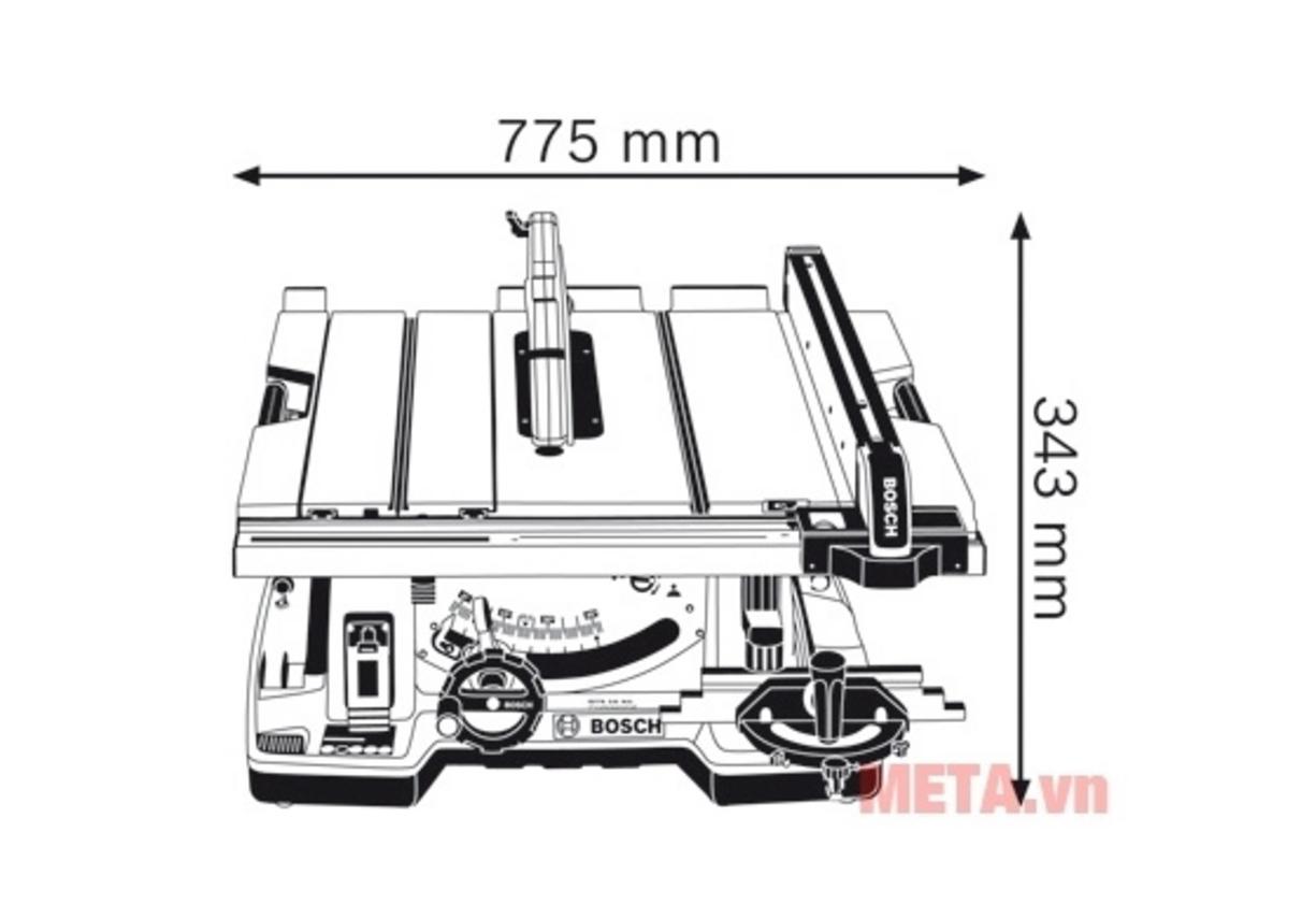 Công suất 2.100W cho khả năng cắt mạnh và ổn định