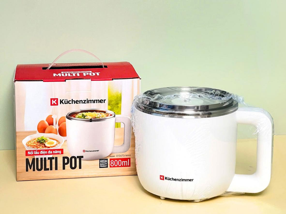 Công suất 600W với 2 mức nhiệt giúp nấu nhanh và kiểm soát dễ dàng
