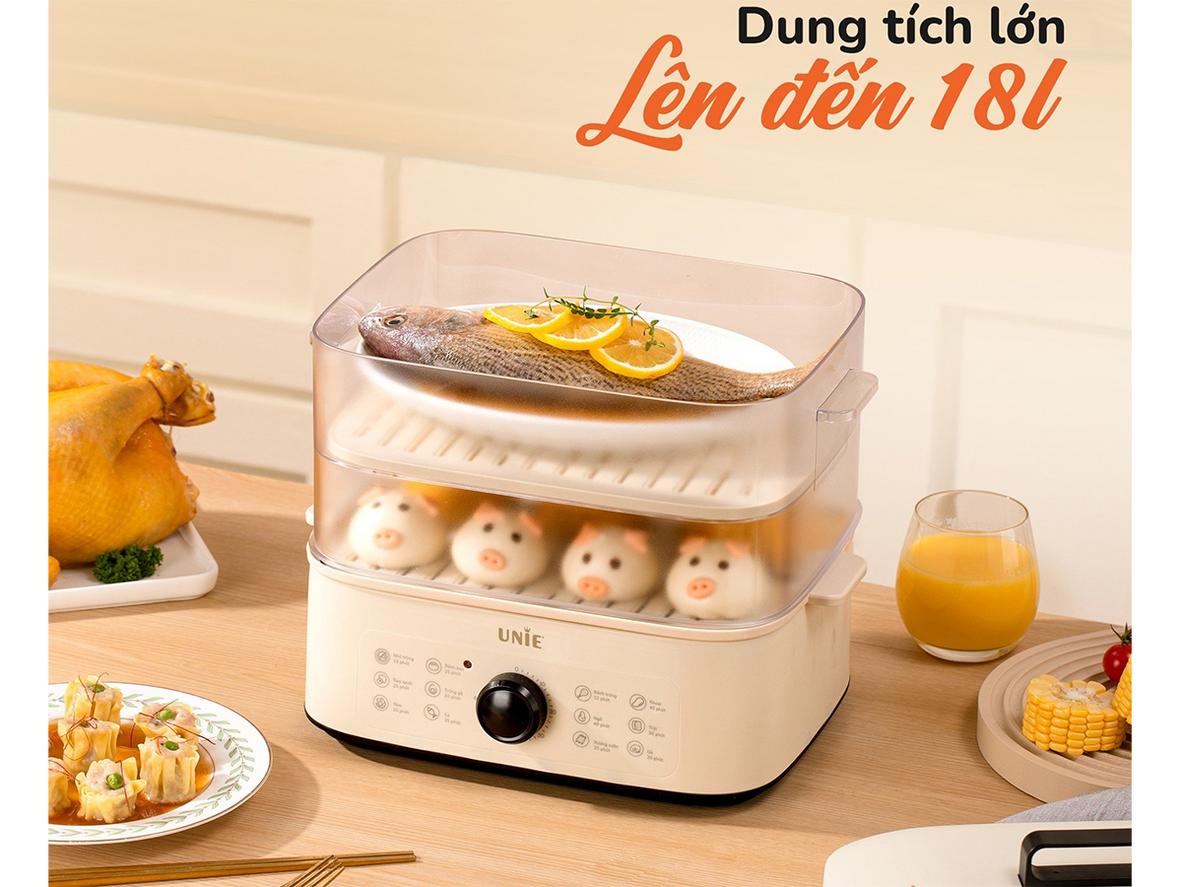 Hấp nhanh với công suất 850W