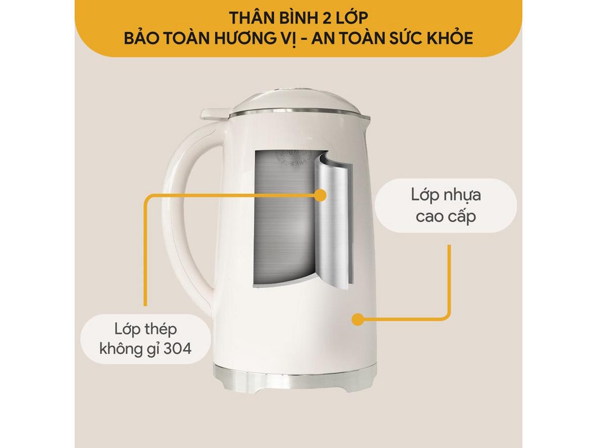 Công suất mạnh mẽ cho thao tác nhanh và giữ dinh dưỡng