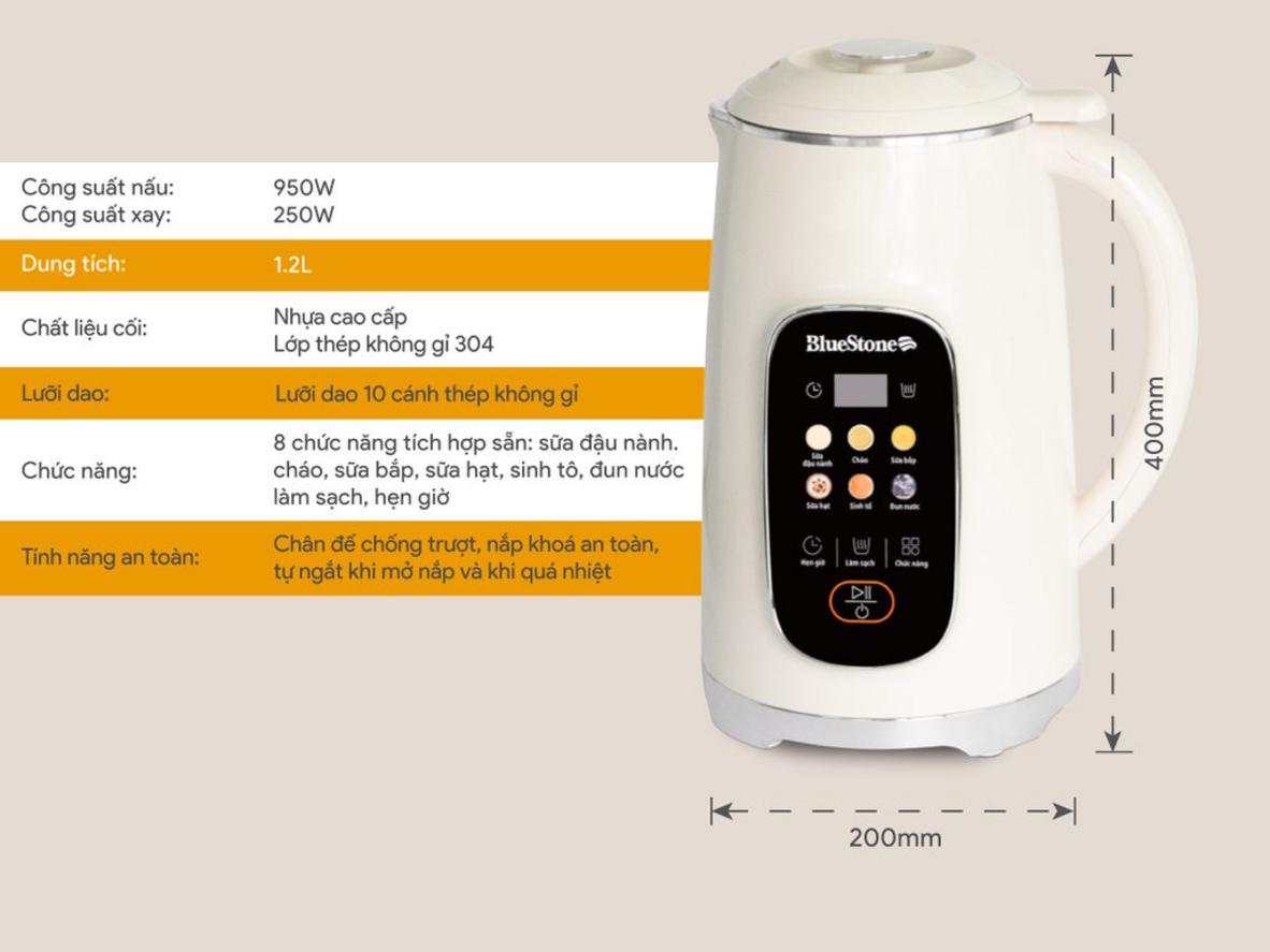 Công suất mạnh mẽ cho thao tác nhanh và giữ dinh dưỡng