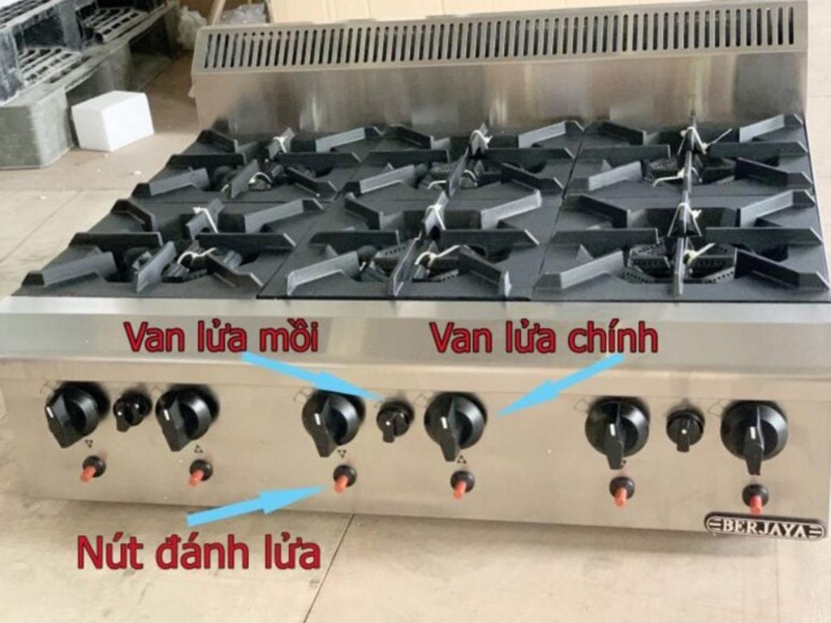 Công suất 120.000 BTU/Hr cho lửa mạnh và ổn định