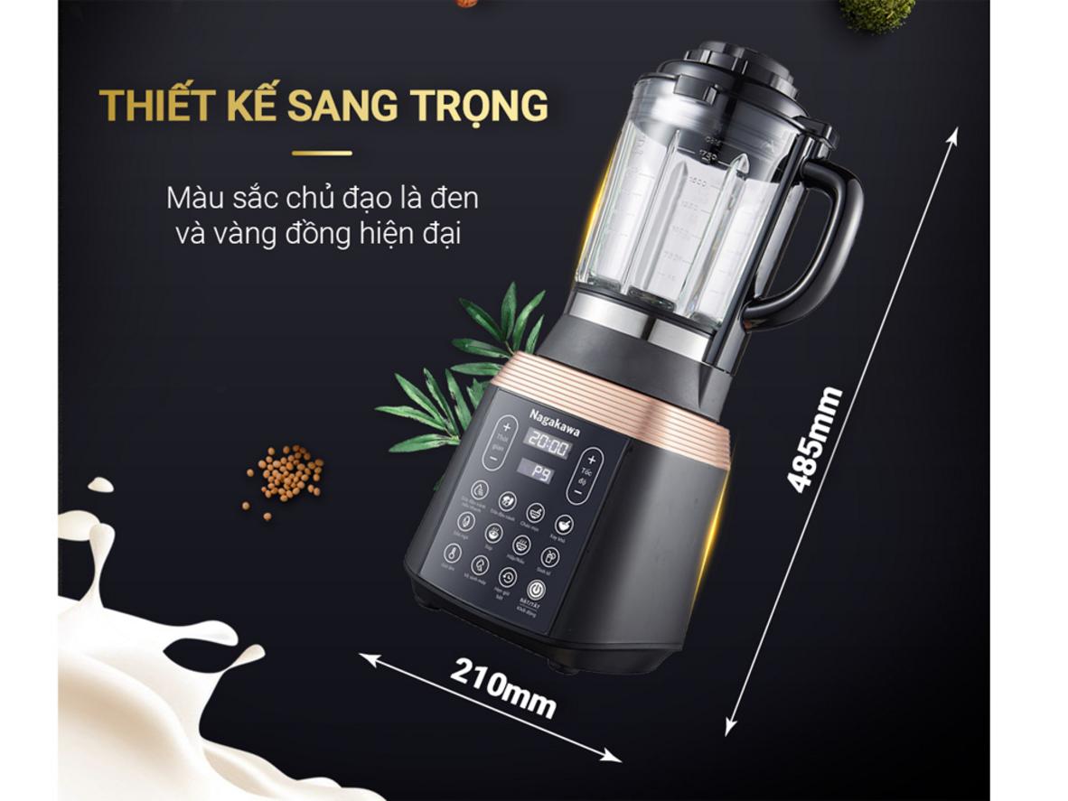 Công suất 1000W và tốc độ 22.000 vòng/phút cho sữa mịn