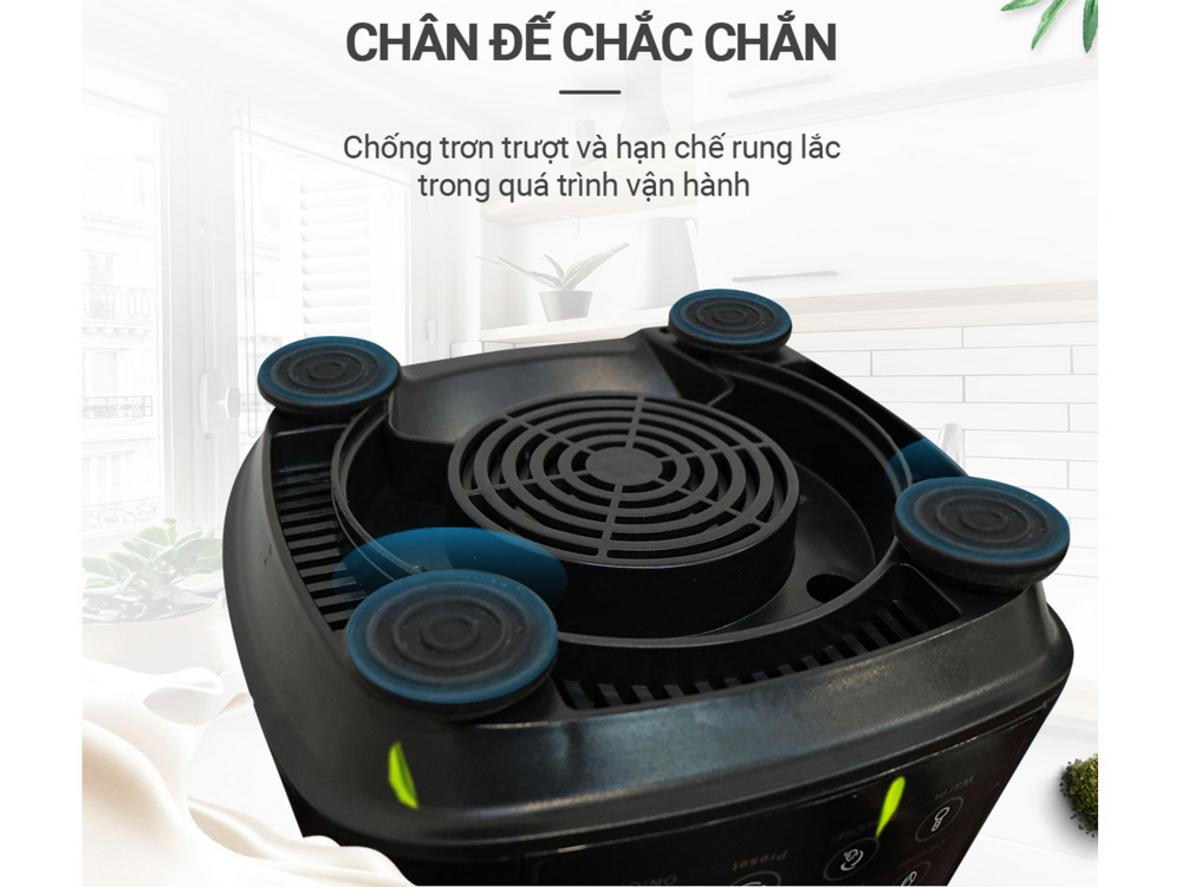 Công suất 1000W và tốc độ 22.000 vòng/phút cho sữa mịn