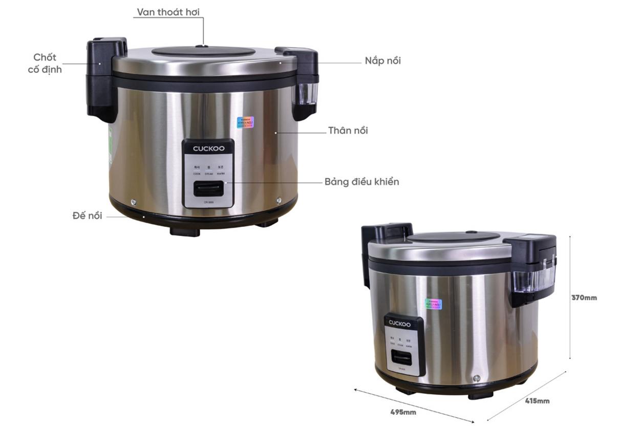 Gia nhiệt 3D giúp cơm chín đều
