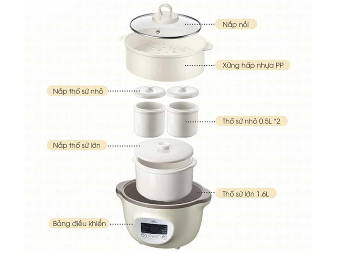 Hấp tầng: nấu nhiều món cùng lúc, tiết kiệm thời gian.