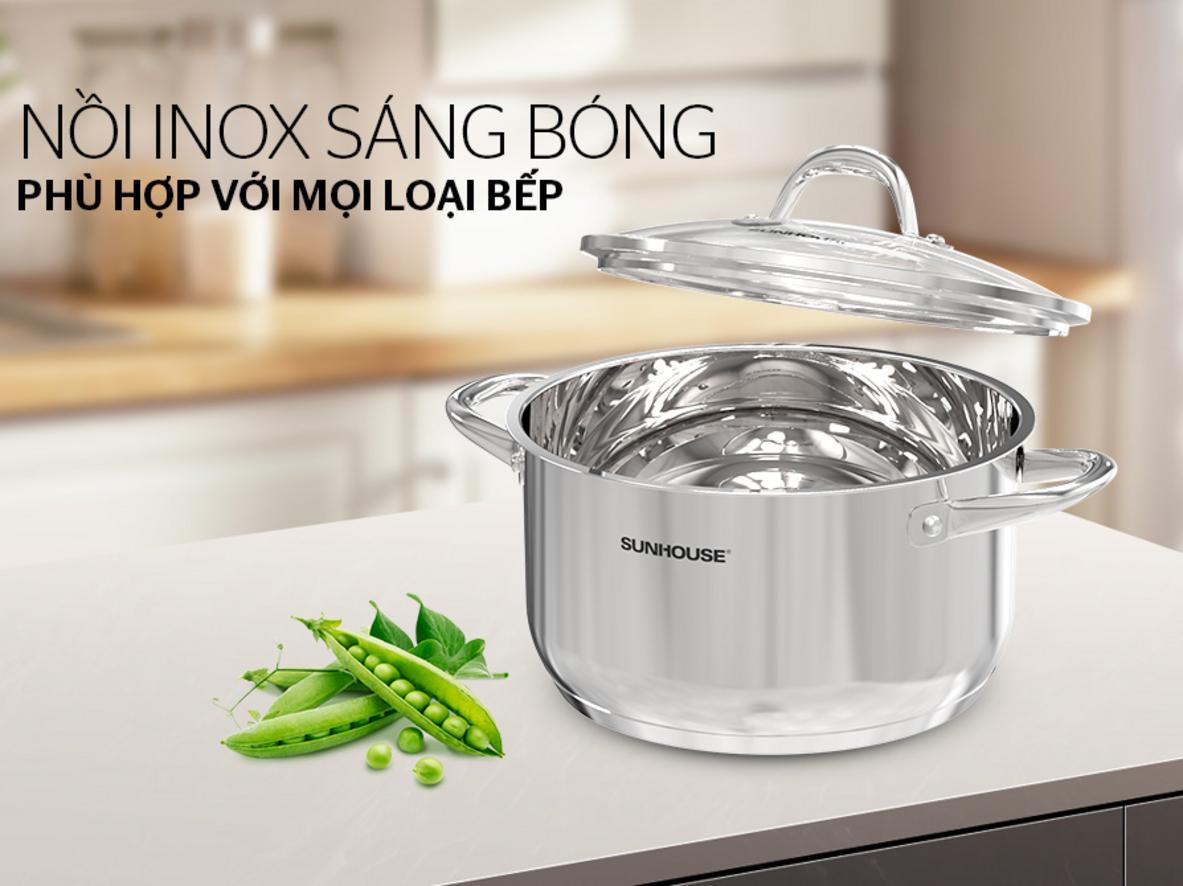 Đáy 3 lớp Impact Bonding truyền nhiệt nhanh, phẳng, bắt từ