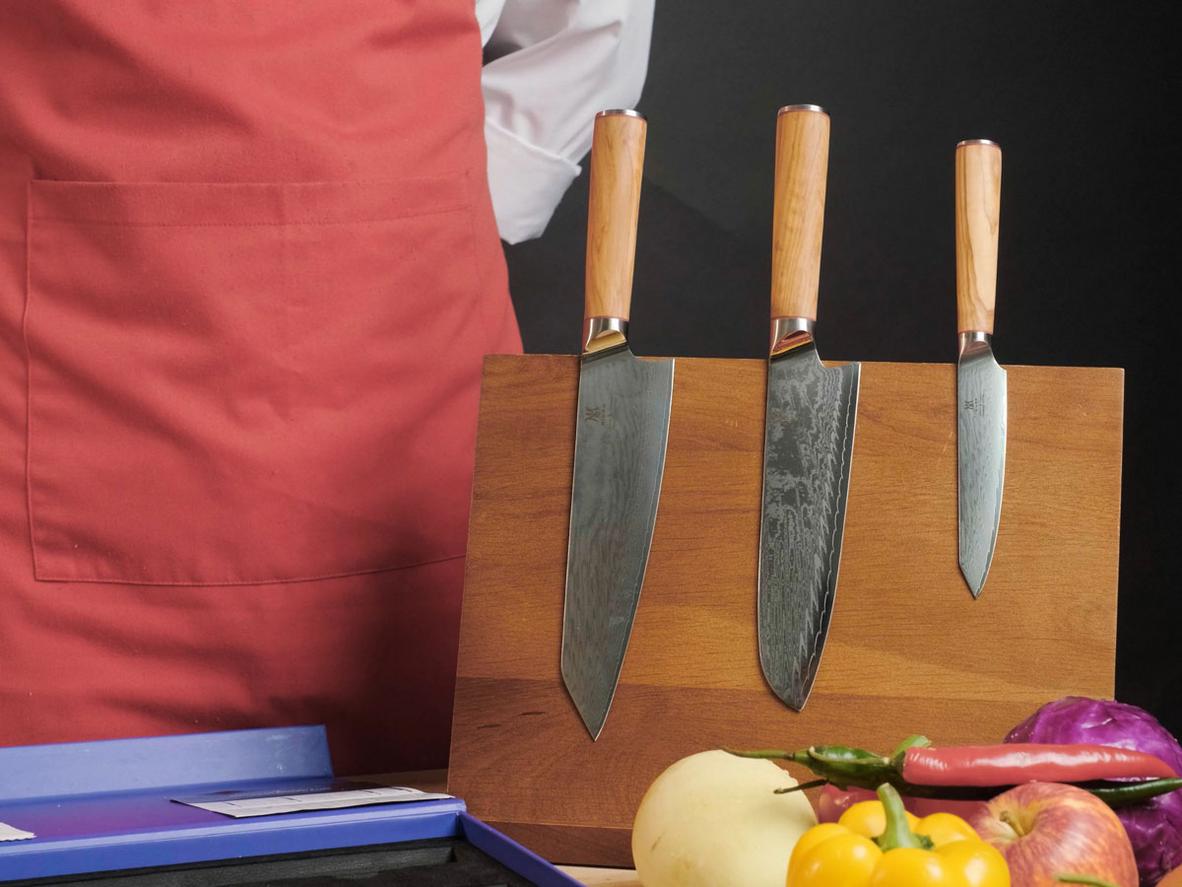 Tổng quan Dao bếp cao cấp Miura 3X - Bộ 3 dao thái đa năng Santoku