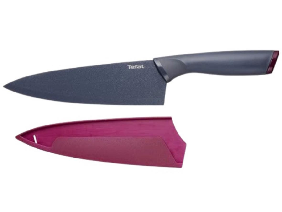 Tổng quan Dao làm bếp phủ Titanium Tefal Fresh Kitchen K1220205 - 20cm